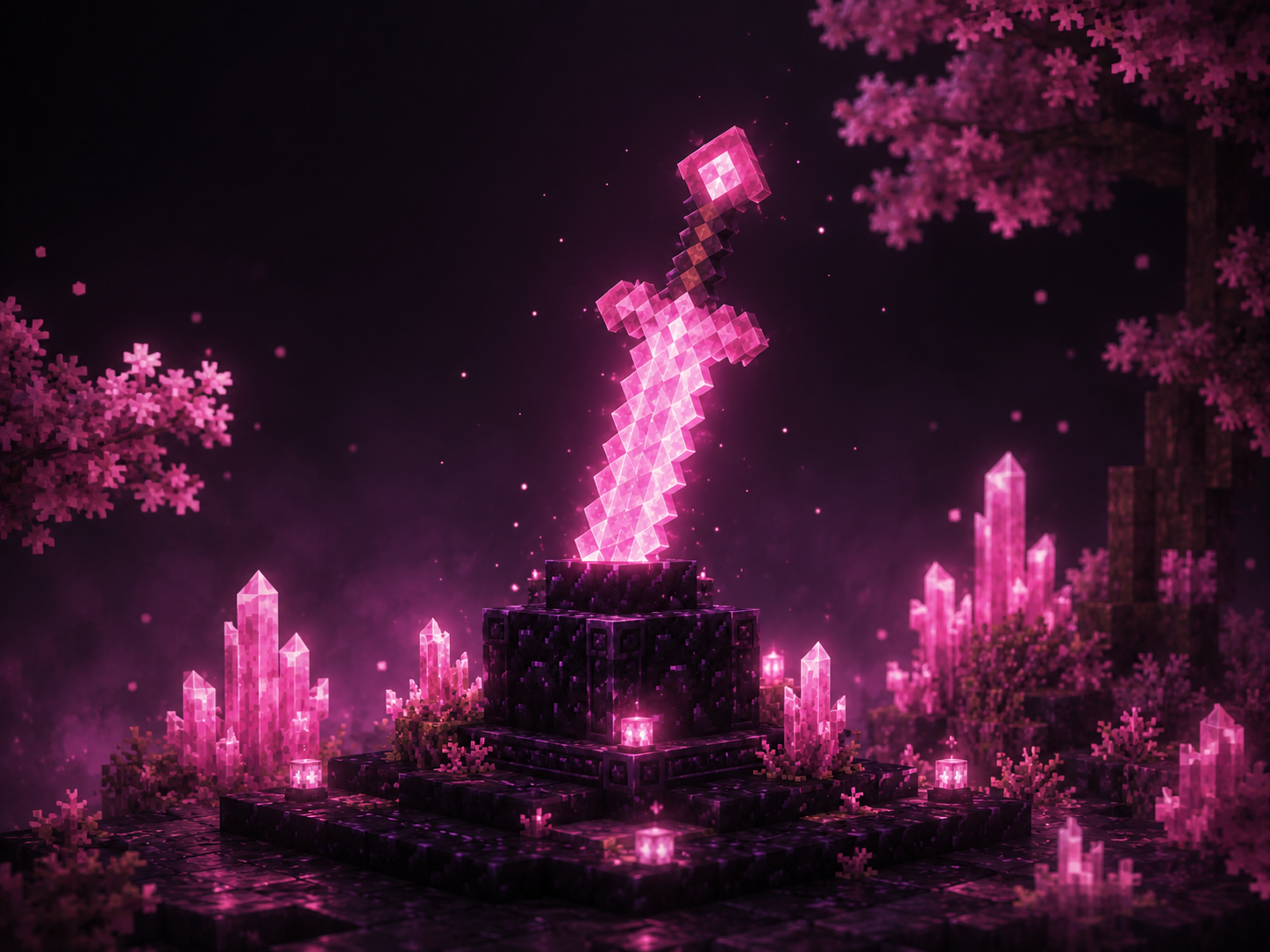 Espada rosa Minecraft